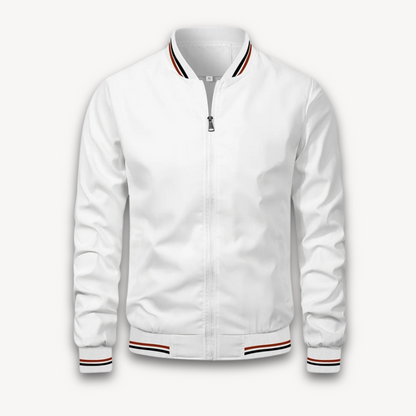 Men's bomber jacket – Light transitional jacket with zipper