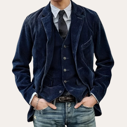Men's Corduroy Blazer Jacket – Classic & Versatile