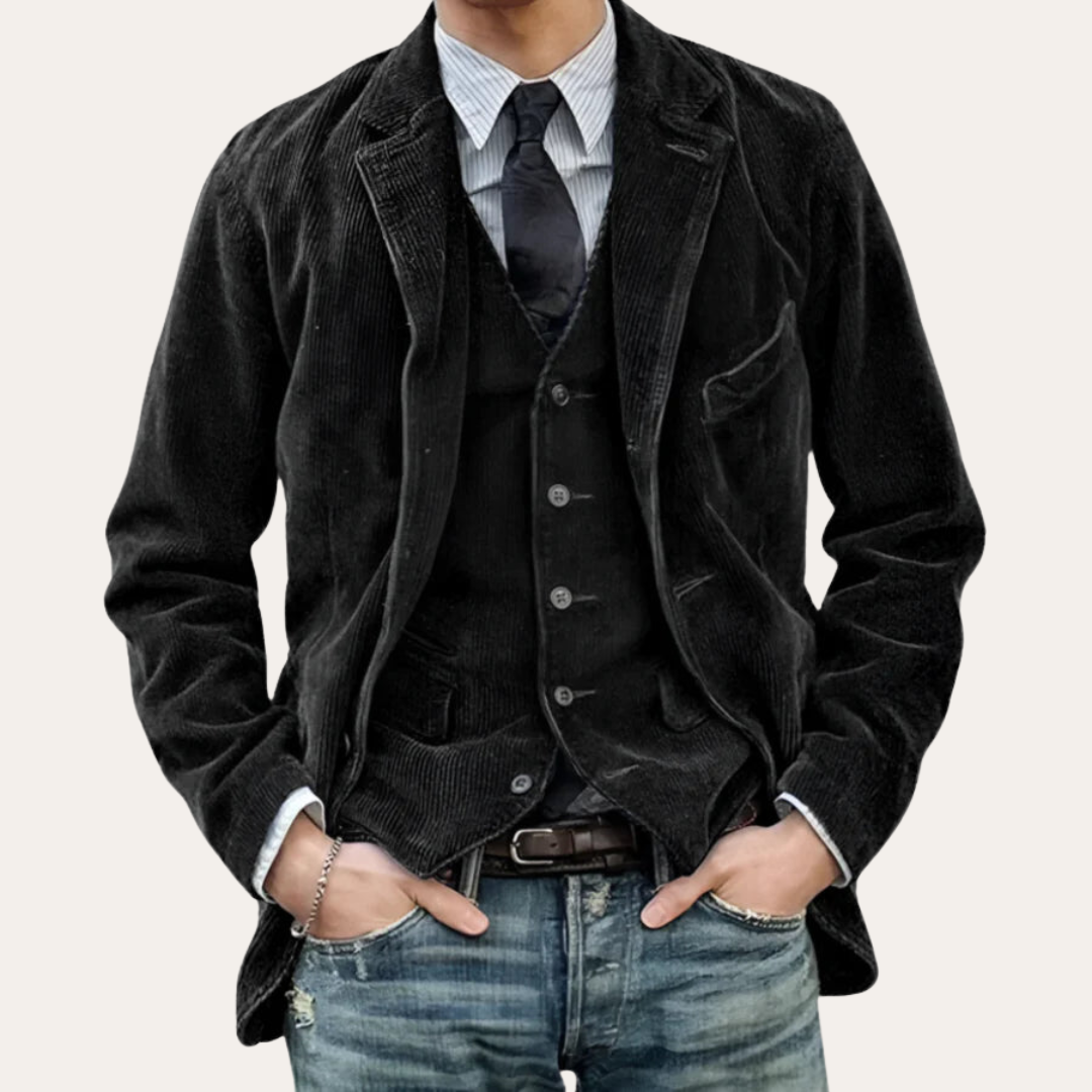 Men's Corduroy Blazer Jacket – Classic & Versatile