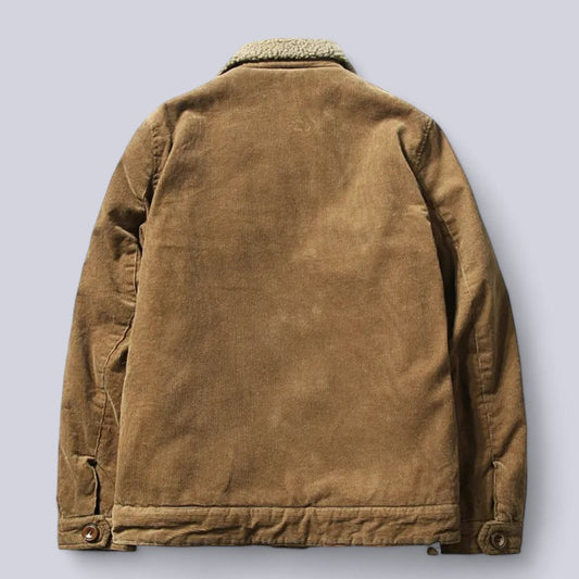 Herren Cordjacke Vintage – Klassische Corduroy Jacke im Retro-Look