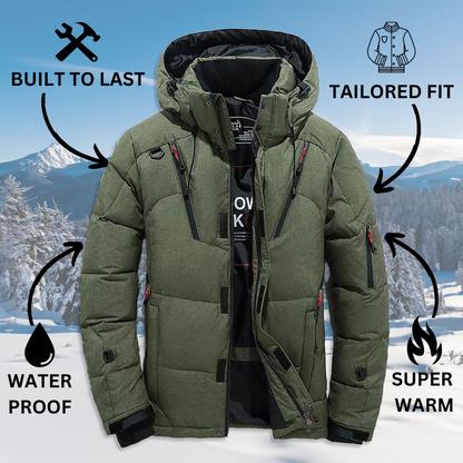 Men's Down Jacket – Warm Puffer Winter Jacket