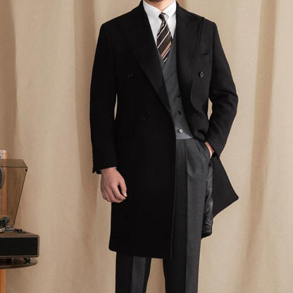 Men's Double-Breasted Coat – Classic Old Money Look