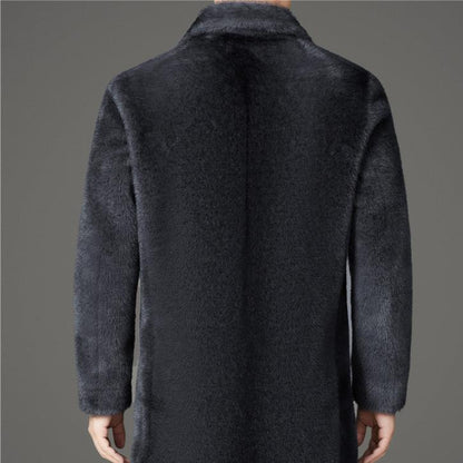 Men's Fur Coat – Single-Breasted Cut with Elegance