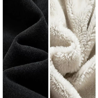 Herren Fleece Jeansjacke – Warm & Bequem für kalte Tage