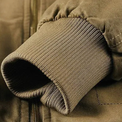 Herren Freizeitjacke – Baumwolle-Wollmix mit Eleganter Struktur