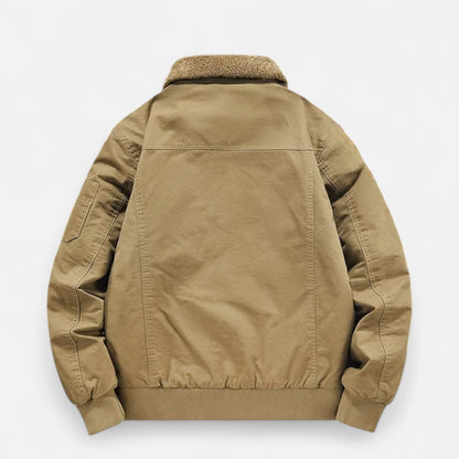 Herren Freizeitjacke – Baumwolle-Wollmix mit Eleganter Struktur