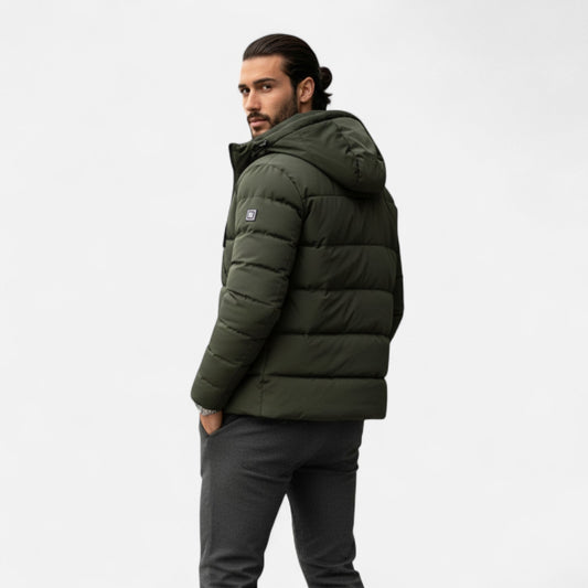 Herren Heizjacke – Warme Winterjacke mit Daunenkomfort