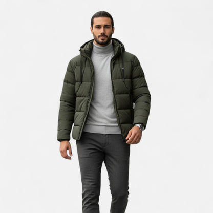 Herren Heizjacke – Warme Winterjacke mit Daunenkomfort