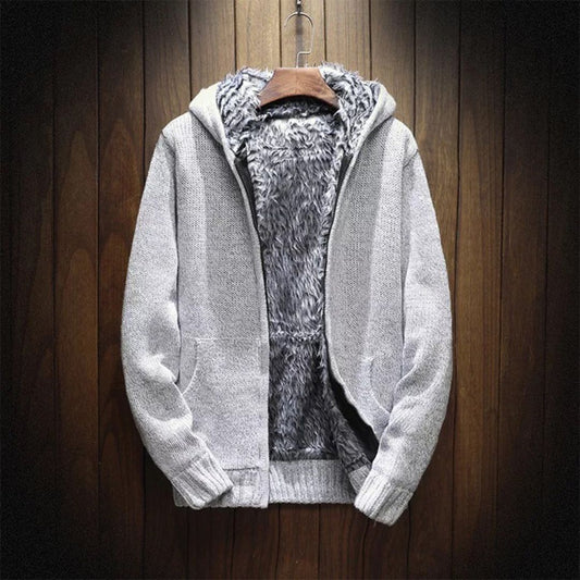 Herren Hoodie mit Reißverschluss – Ultraweiche Baumwolle & Komfort