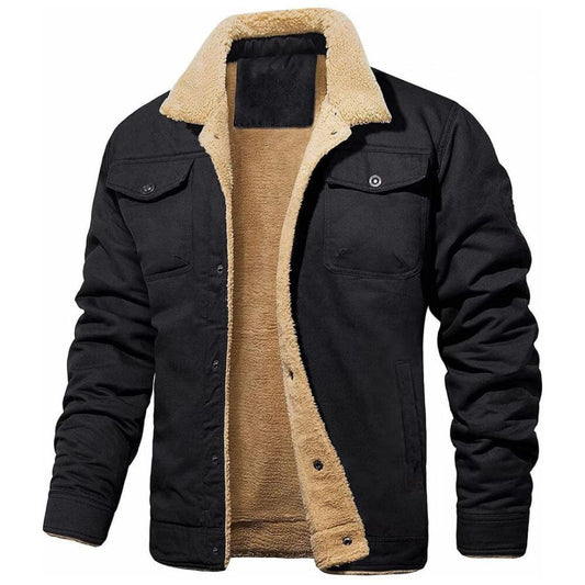 Herren Jacke – Winddicht & Strapazierfähig – Mit Fleecefutter