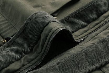 Herren Kapuzen-Fleecejacke – Warm & Bequem für kalte Tage