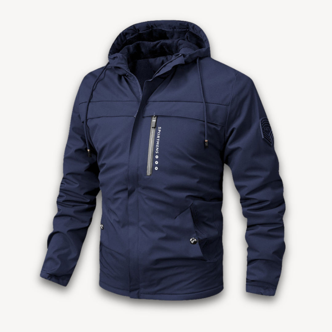 Herren Kapuzenjacke Wasserdicht – Leichte Outdoorjacke für Alltag & Freizeit