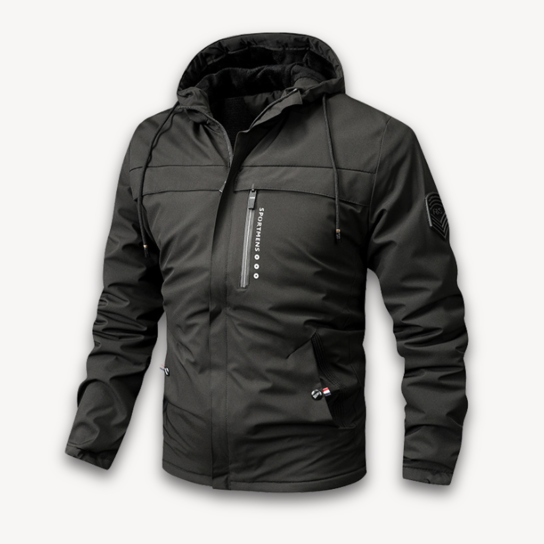 Herren Kapuzenjacke Wasserdicht – Leichte Outdoorjacke für Alltag & Freizeit