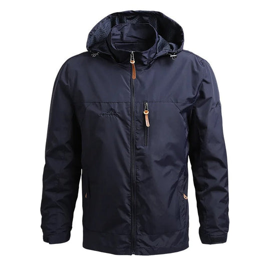 Herren Kapuzenjacke – Wasserdicht & Winddicht Outdoor Jacke