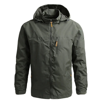 Herren Kapuzenjacke – Wasserdicht & Winddicht Outdoor Jacke