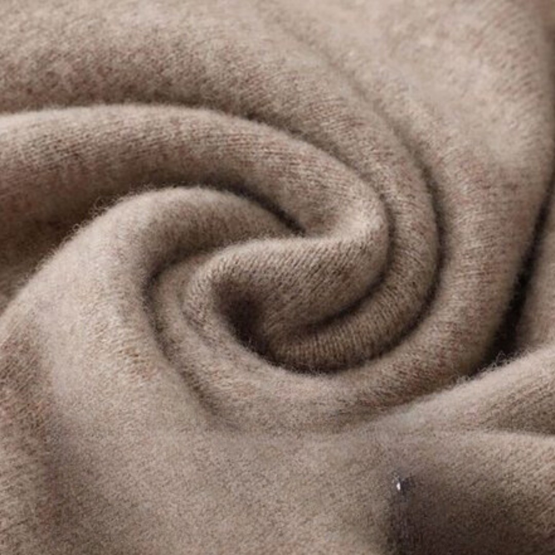 Men's Cashmere Sweater – V-Neck Slim Fit, Soft & Light