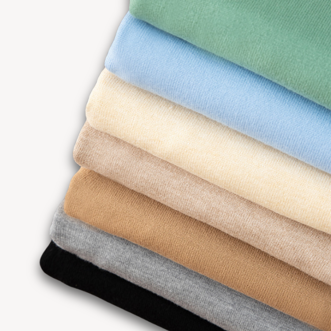 Men's Cashmere Sweater – V-Neck Slim Fit, Soft & Light