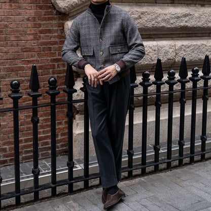 Men's Short Coat – Elegant Old Money Style