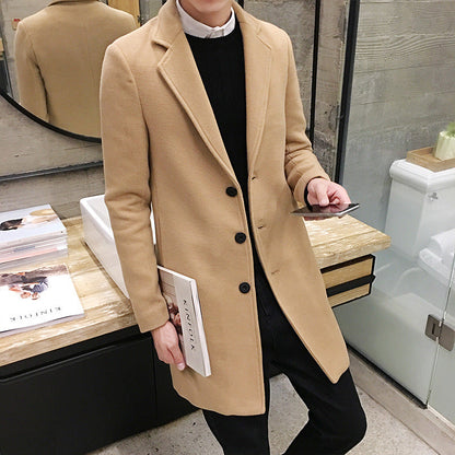 Men's Long Coat – Elegant Old Money Style