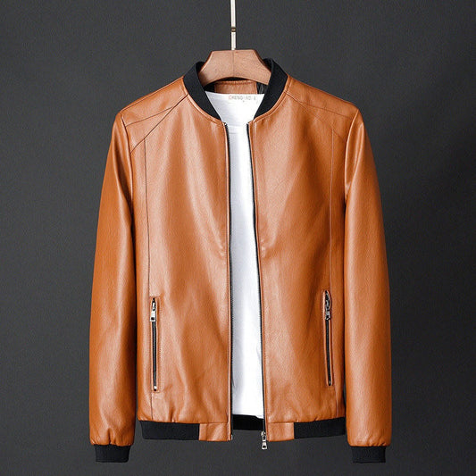 Herren Leder Motorradjacke – Street Style Bikerjacke aus Echtleder