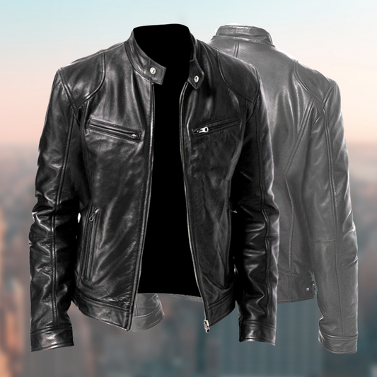 Herren Lederjacke – Hochwertig & Elegant im klassischen Design