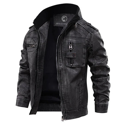 Herren Lederjacke – Klassische Echtleder Jacke im zeitlosen Design