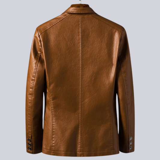 Herren Leichte Lederjacke – Stilvolle Übergangsjacke aus Echtleder