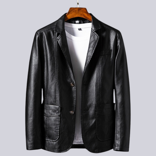 Herren Leichte Lederjacke – Stilvolle Übergangsjacke aus Echtleder