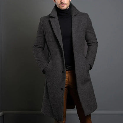 Herren Mantel Klassisch – Maßgeschneiderter Overcoat im eleganten Design