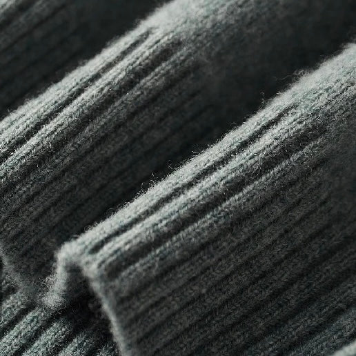 Herren Merino Rollkragenpullover – Klassischer Old Money Stil