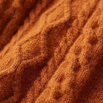 Herren Merino Rollkragenpullover – Strick im Old Money Stil