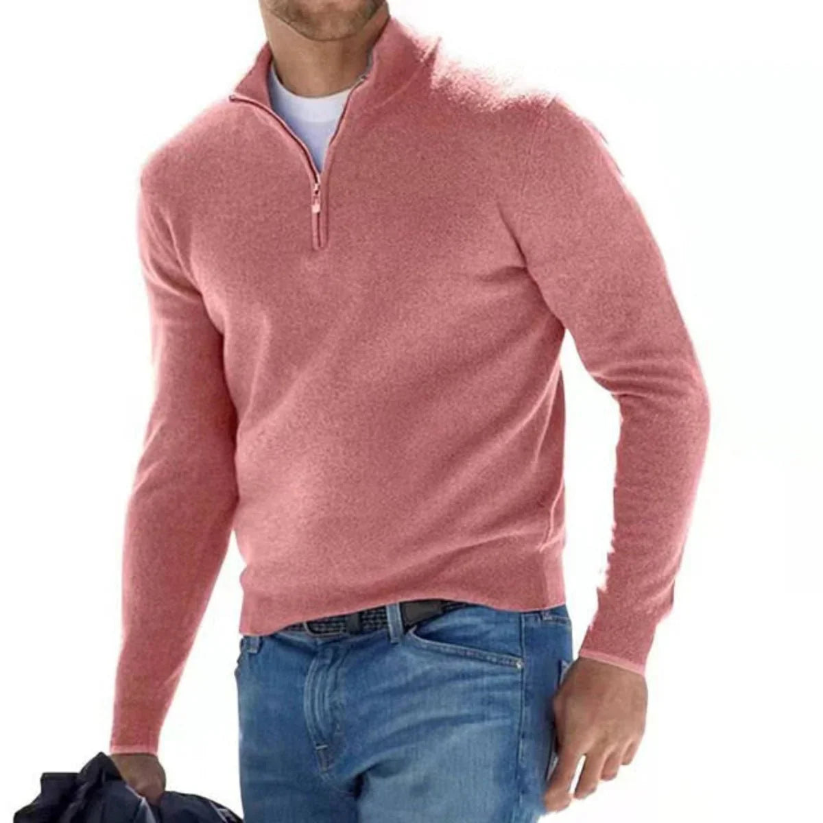 Herren Merino Wollpullover – V-Ausschnitt & Zeitlose Eleganz
