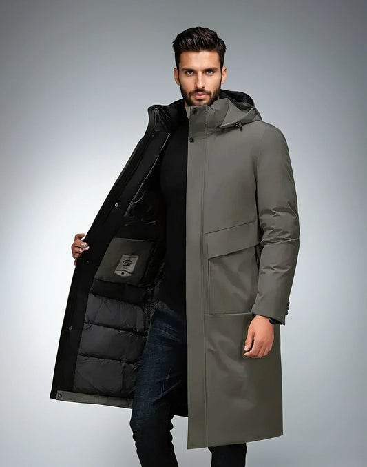 Herren Parka Winterjacke – Warm & Bequem für kalte Tage