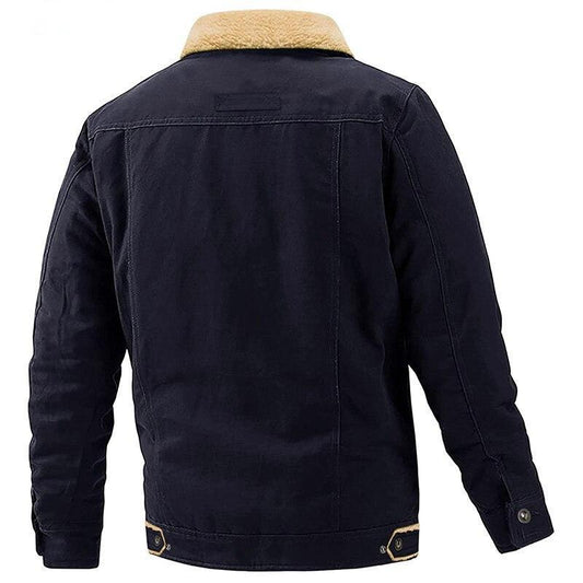 Herren Pilotenjacke Wasserdicht – Mit Weichem Baumwollfutter