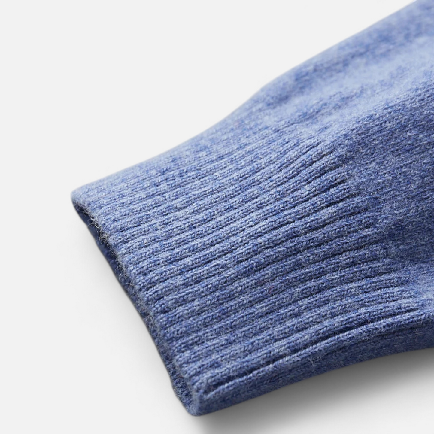 Men's polo sweater made of merino wool – long sleeve and soft