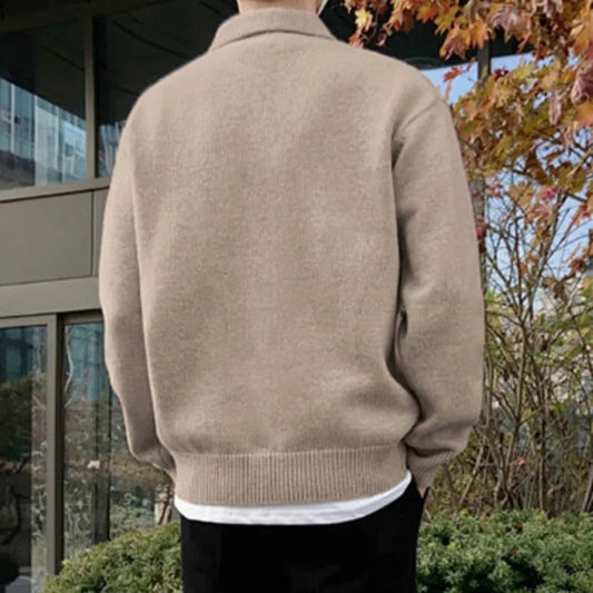 Herren Polopullover – Langarm im Old Money Stil