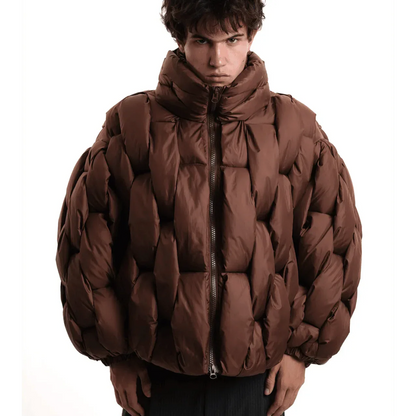 Herren Pufferjacke – Oversized Winterjacke für Kalte Tage