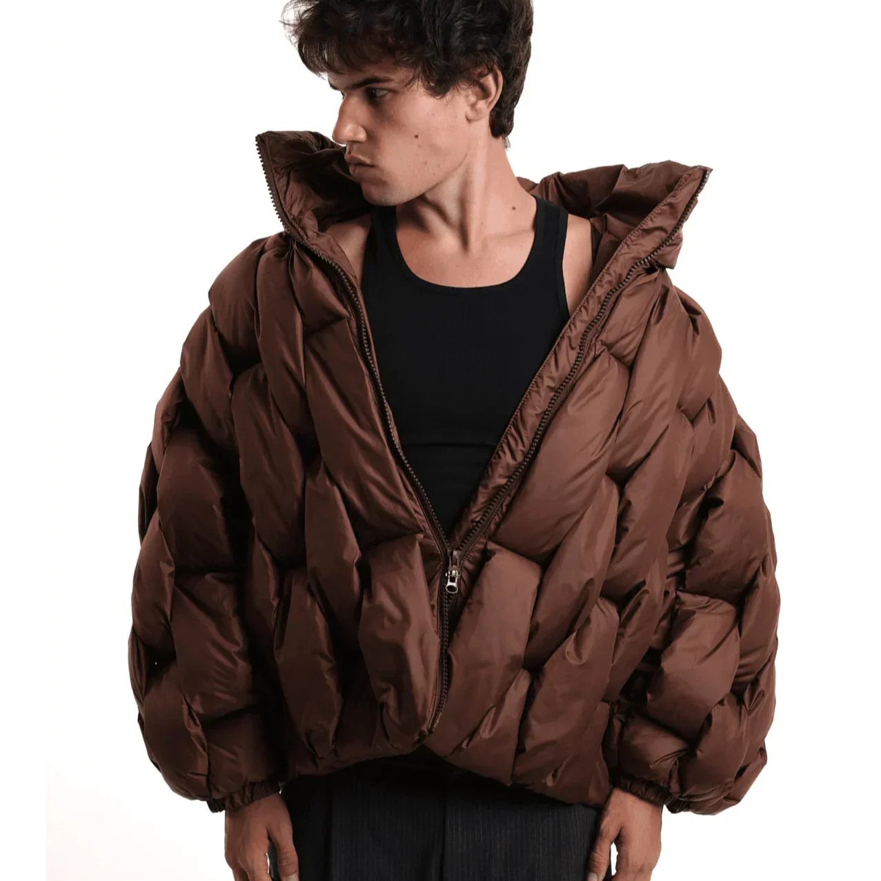 Herren Pufferjacke – Oversized Winterjacke für Kalte Tage