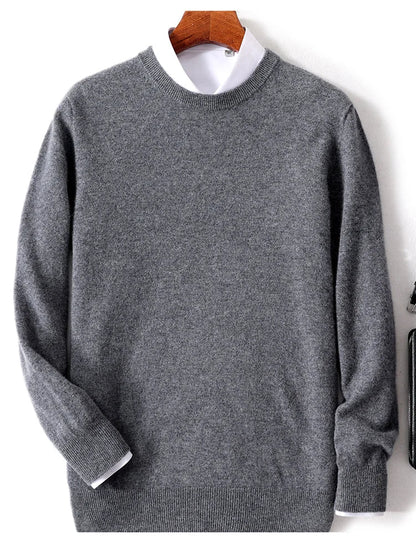Herren Pullover – Kaschmir-Wolle Mix für Eleganz & Wärme