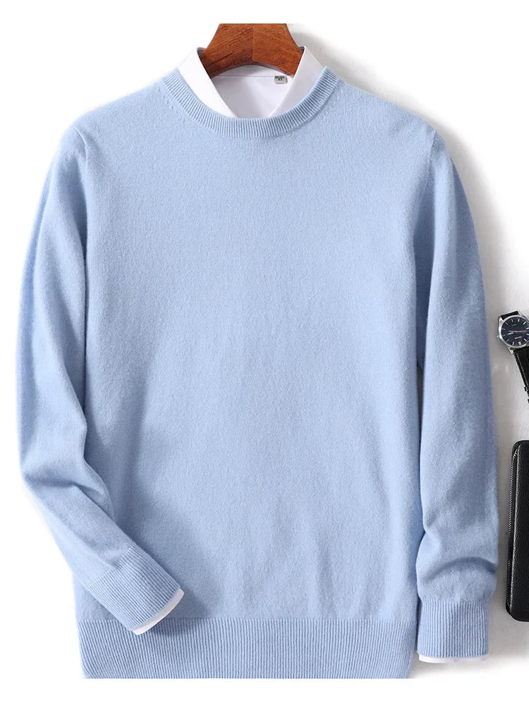 Herren Pullover – Kaschmir-Wolle Mix für Eleganz & Wärme