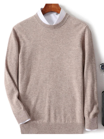 Herren Pullover – Kaschmir-Wolle Mix für Eleganz & Wärme