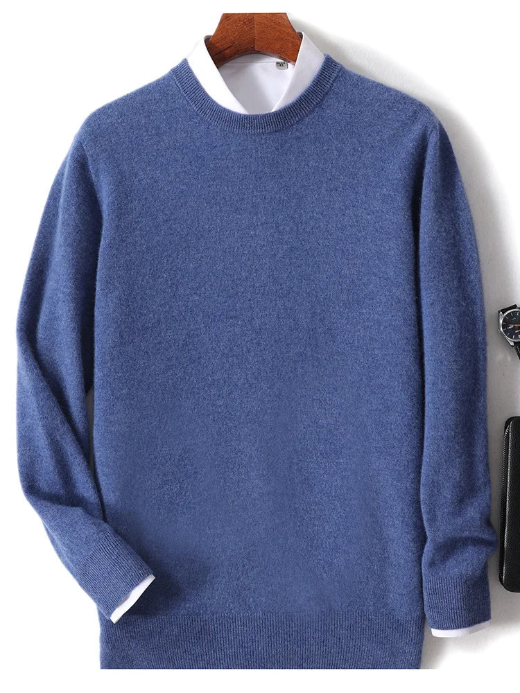 Herren Pullover – Kaschmir-Wolle Mix für Eleganz & Wärme