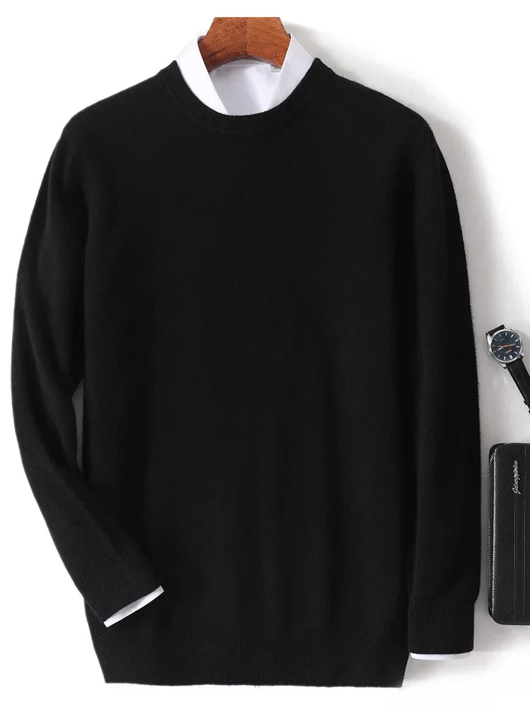 Herren Pullover – Kaschmir-Wolle Mix für Eleganz & Wärme