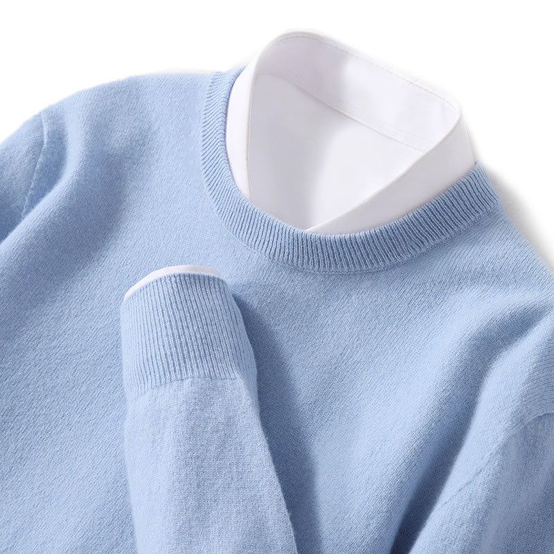 Herren Pullover – Kaschmir-Wolle Mix für Eleganz & Wärme