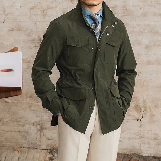 Herren Regenmantel – Klassischer Old Money Hunting Stil