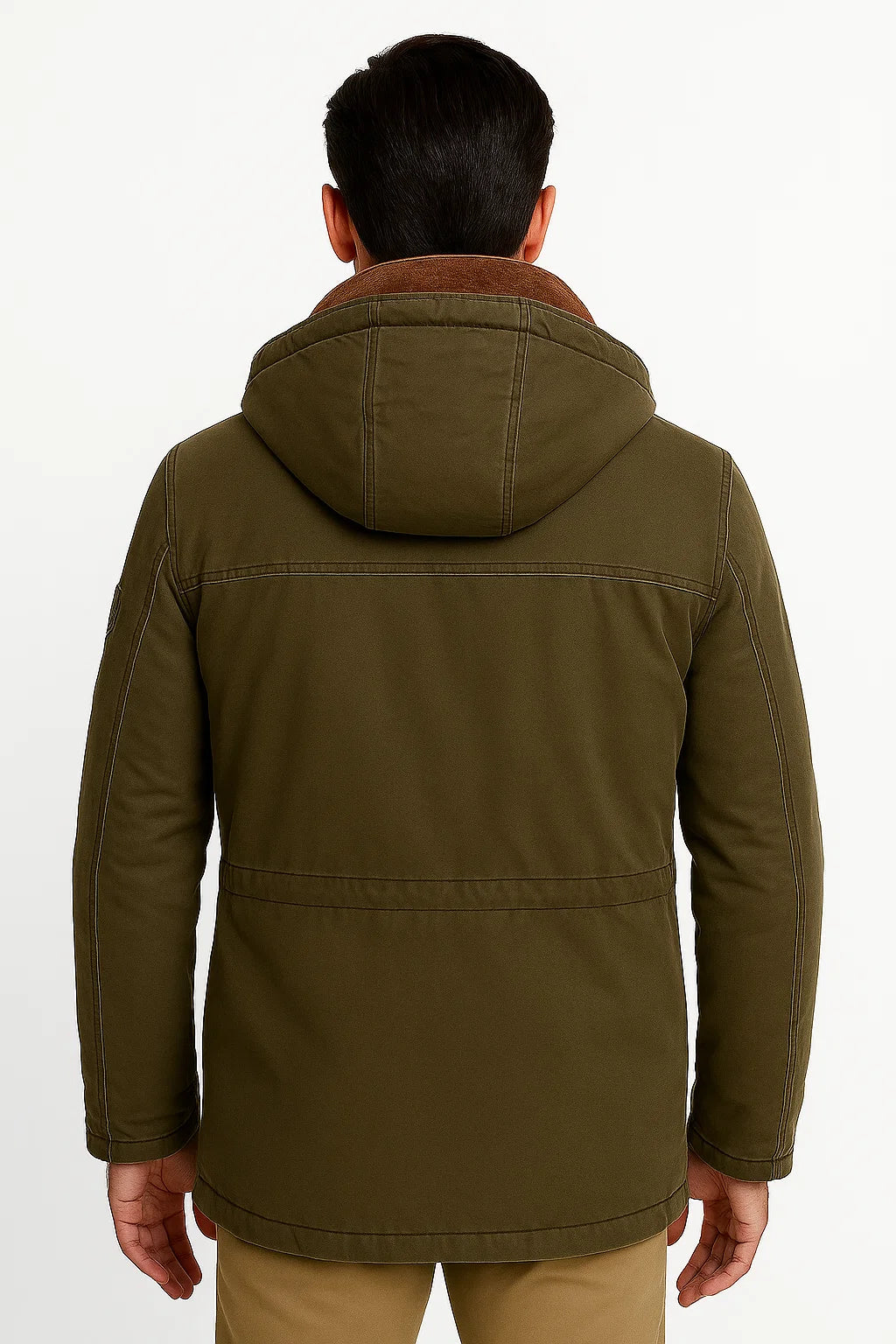 Herren Steppjacke – Wasserdicht mit Abnehmbarer Kapuze