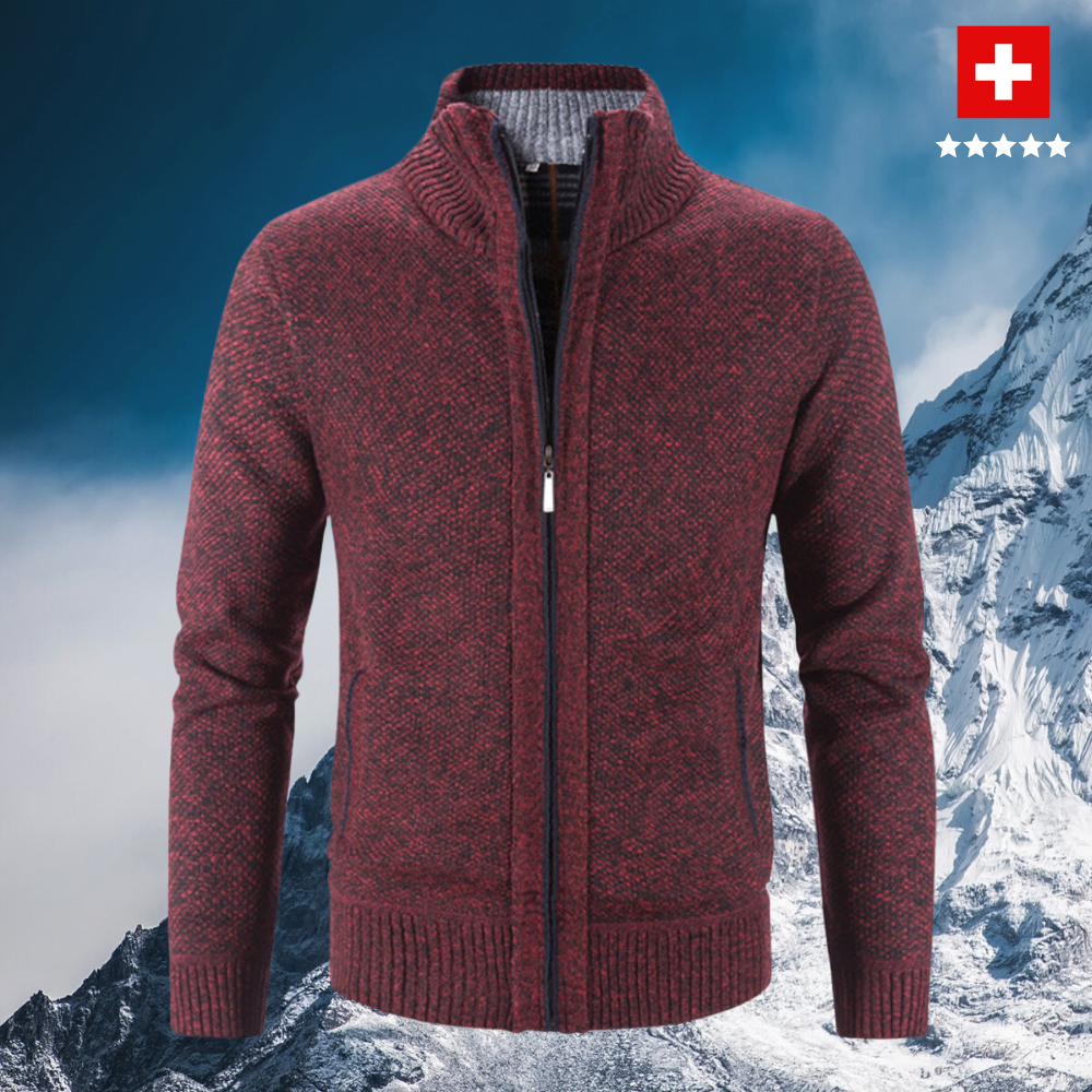 Herren Strickjacke – Ultraweich, Elegant & Stilvoll für den Winter