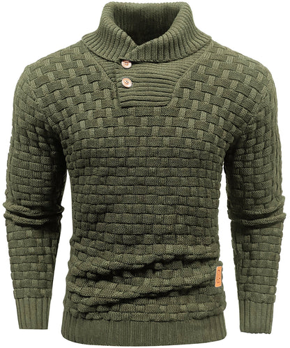 Herren Strickpullover mit Kragen – Warm & Stilvoll