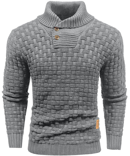 Herren Strickpullover mit Kragen – Warm & Stilvoll
