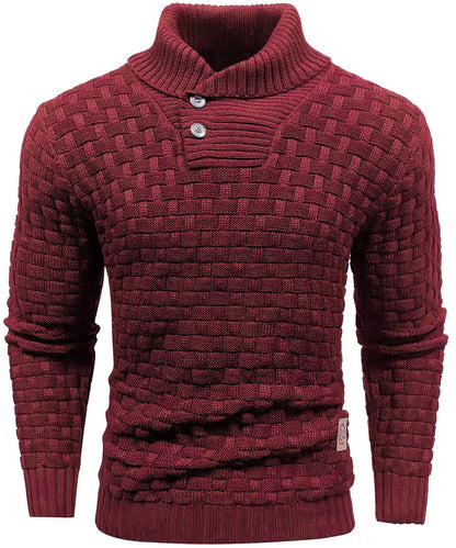 Herren Strickpullover mit Kragen – Warm & Stilvoll